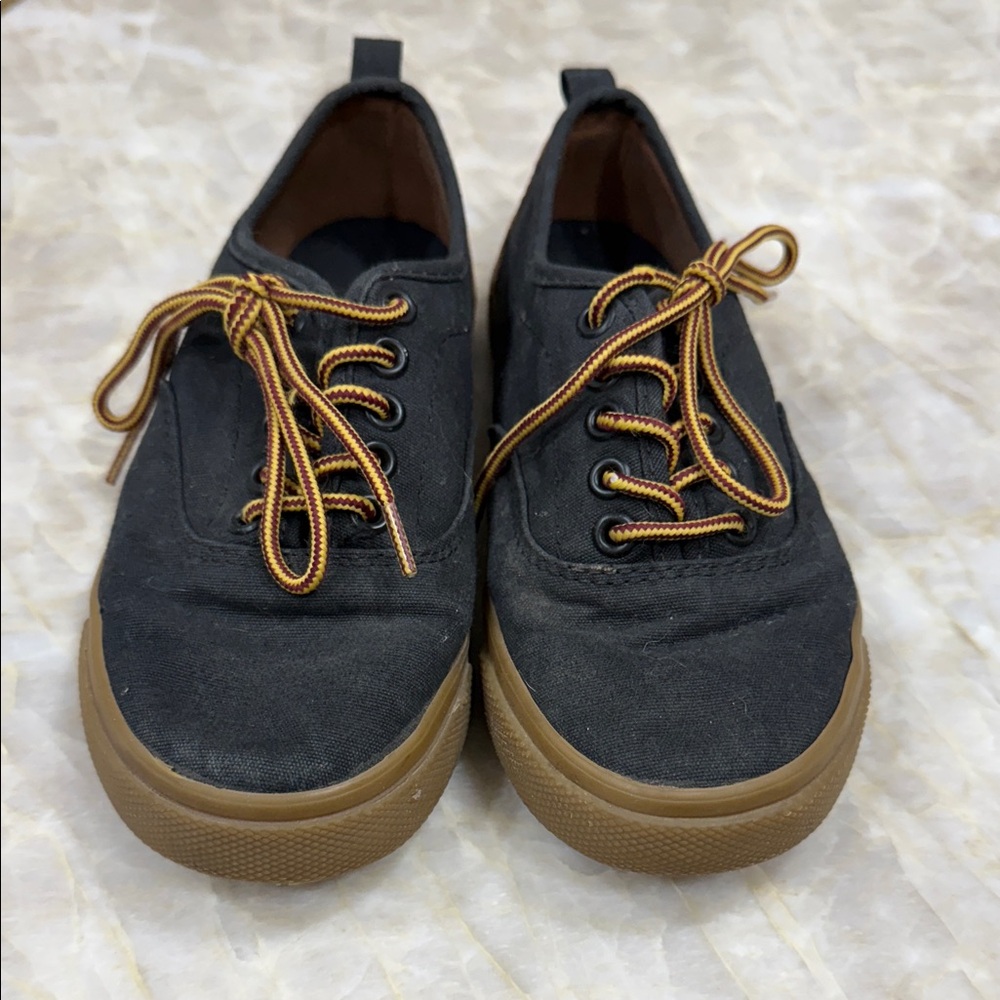 Old Navy Black Sneakers with Tan Soles